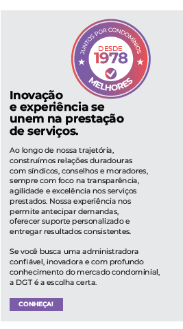 Inovação e experiência se unem na prestação de serviços.